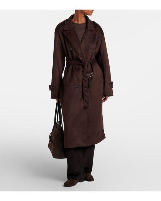 Frankie Shop Brown Pembroke Trench Coat