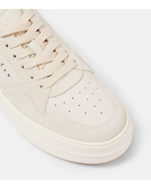 Baskets H670 A Plateforme En Daim Hogan en coloris White