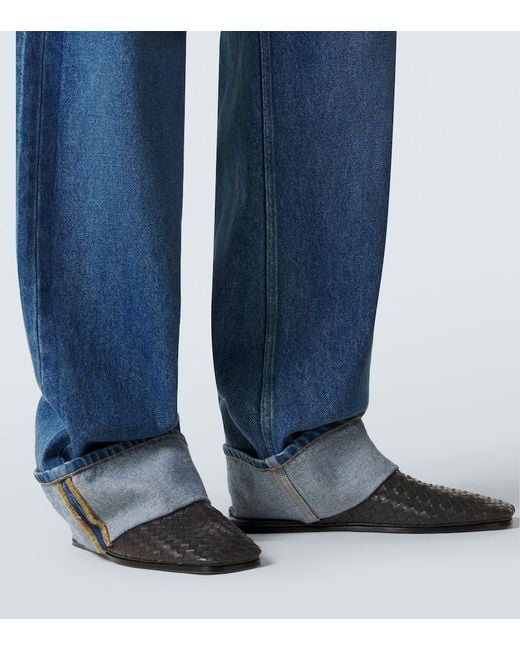 Bottega Veneta Blue Wide-Leg Jeans for men