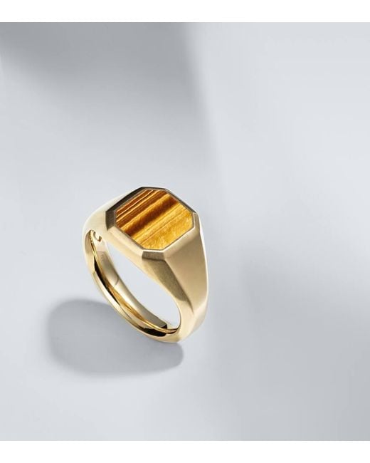 Bague Streamline En Or 18 Ct Et Oil Du Tigre David Yurman pour homme en coloris Metallic
