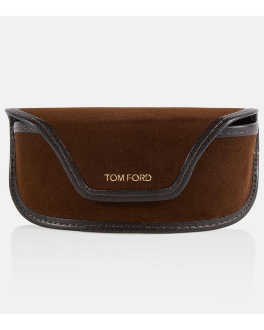 Tom Ford Brown Bronson Aviator Sunglasses