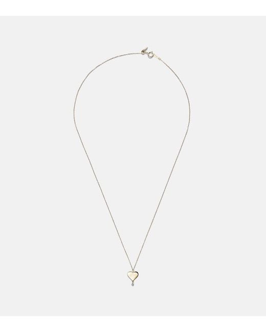PERSÉE White 18Kt Necklace With Diamond
