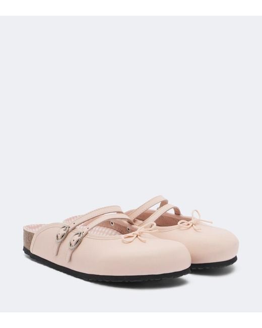 Birkenstock Pink X Repetto Scala Leather Mules