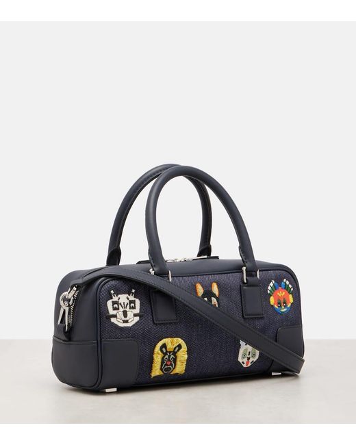 Loewe Blue X Louis Wain Tote Bag Amazona 23 Short