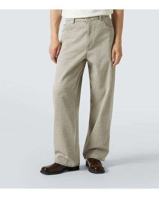 Jeans Vienna A Gamba Larga di Our Legacy in Natural da Uomo