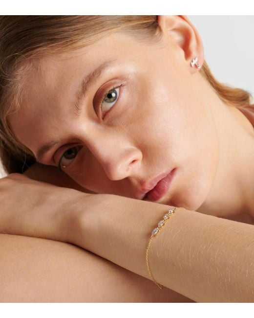 STONE AND STRAND Metallic Muse 10Kt Bracelet With Diamonds