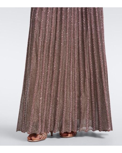 Missoni Brown Sequined Gown