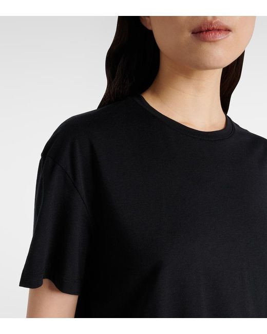 Camiseta Classic De Jersey Totême  de color Black