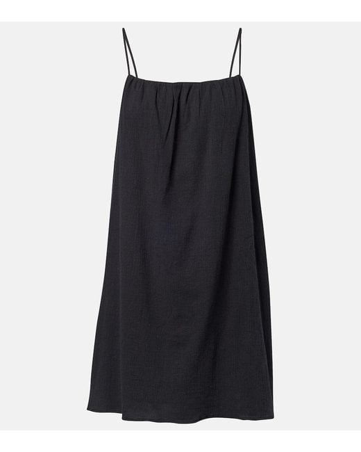 Heidi Klein Black Salis Cotton Beach Dress
