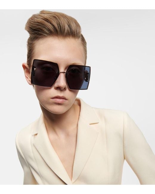 Dior Blue 30Montaigne S7U Square Sunglasses