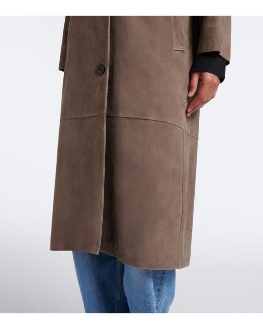 Arma Brown Judy Suede Coat