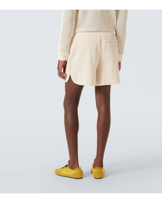 Shorts Song En Malla De Algodon Wales Bonner de hombre de color Natural
