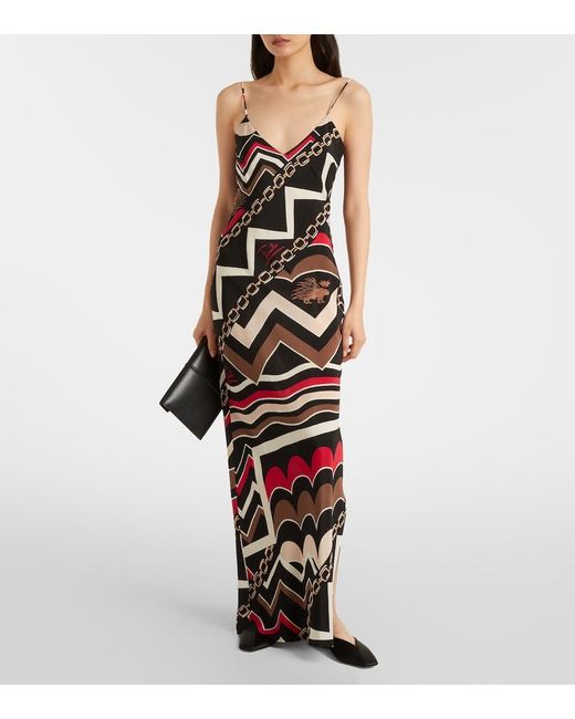 Emilio Pucci White Istrice Silk Slip Dress