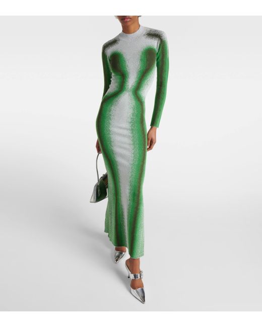 Robe longue imprimee Y. Project en coloris Green