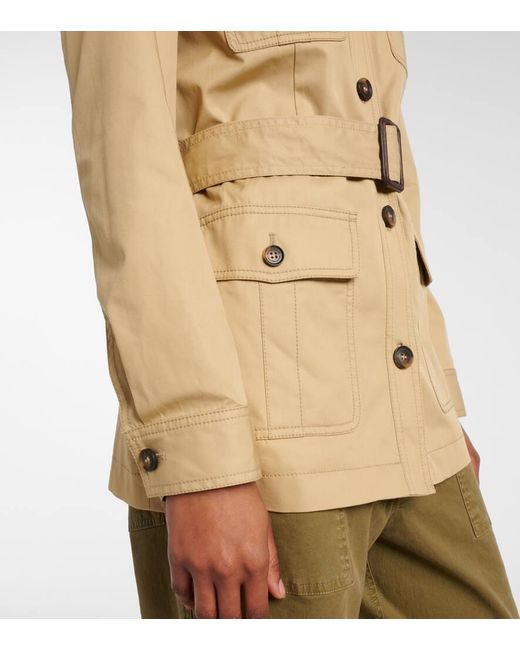 Veste Mila En Coton Nili Lotan en coloris Natural