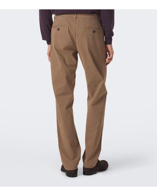 Etro Natural Cotton-Blend Chinos for men
