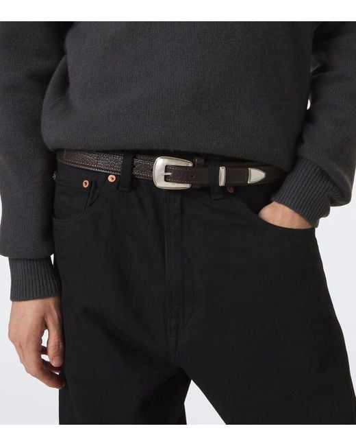 Lemaire Multicolor Leather Belt for men