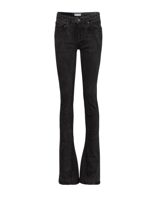 Balenciaga Multicolor Mid-rise Skinny Kick-flare Jeans