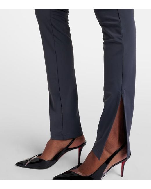Pantalones De Jersey Con Cinturon Courreges de color Blue