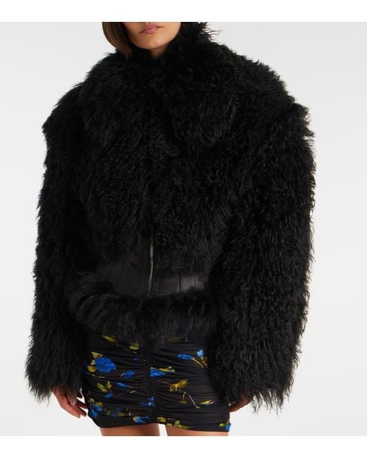 Blumarine Black Shearling Jacket