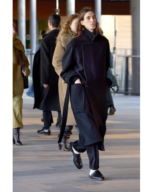 double sided wool coat