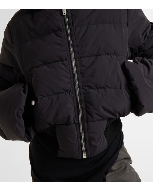 Piumino Con Cappuccio di Rick Owens in Black