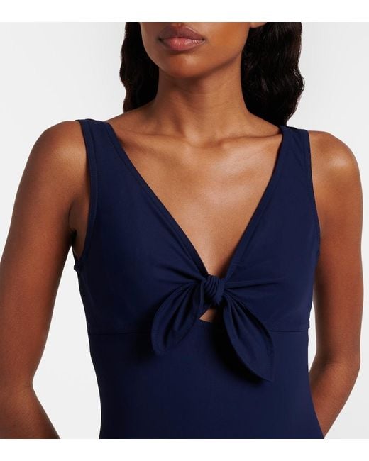 Karla Colletto Blue Basics Swimsuit