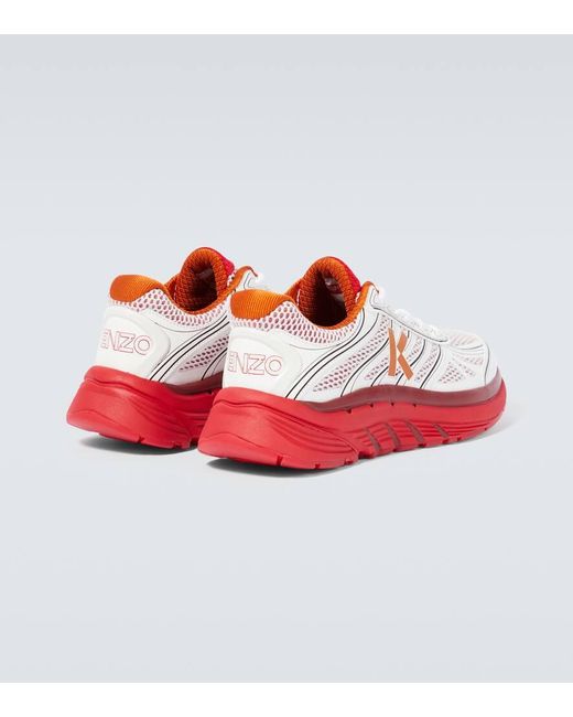 KENZO Red Pace Low-top Sneakers for men