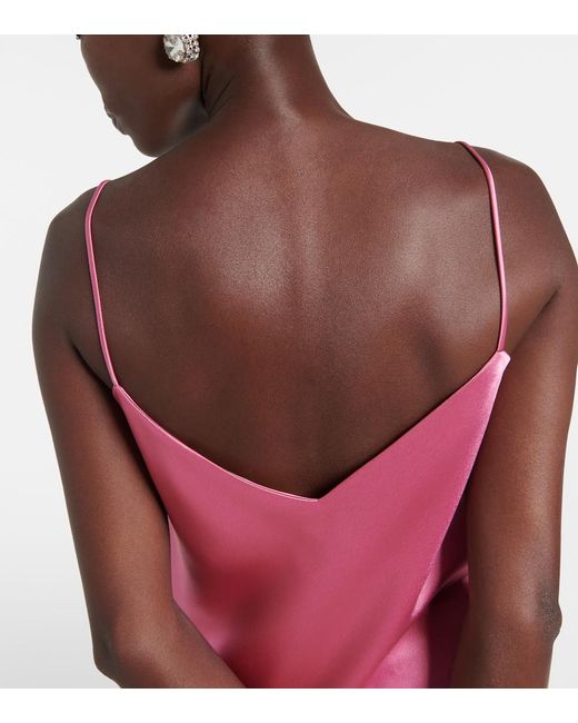 Galvan Pink Ischia Satin Camisole