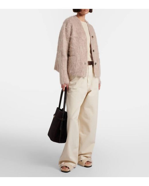 Birkenstock Natural Arizona Shearling Slides