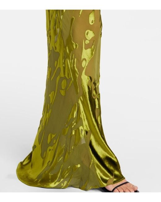The Sei Green Halterneck Gown