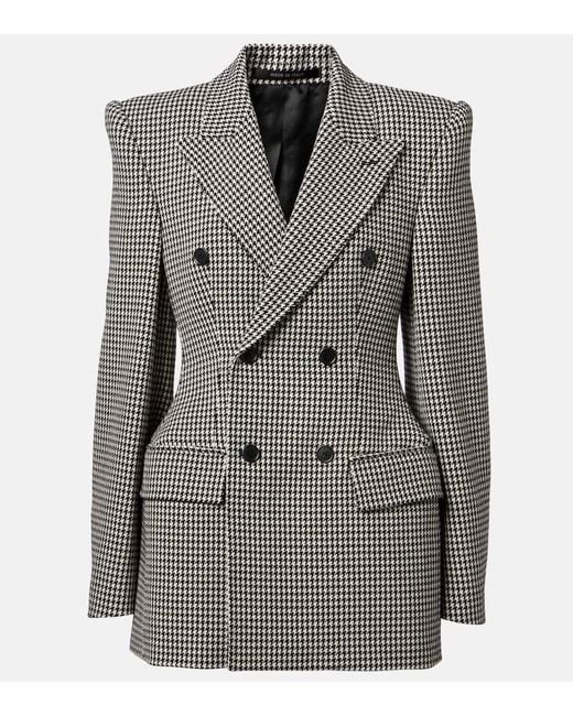 Balenciaga Gray Blazer Aus Wolle
