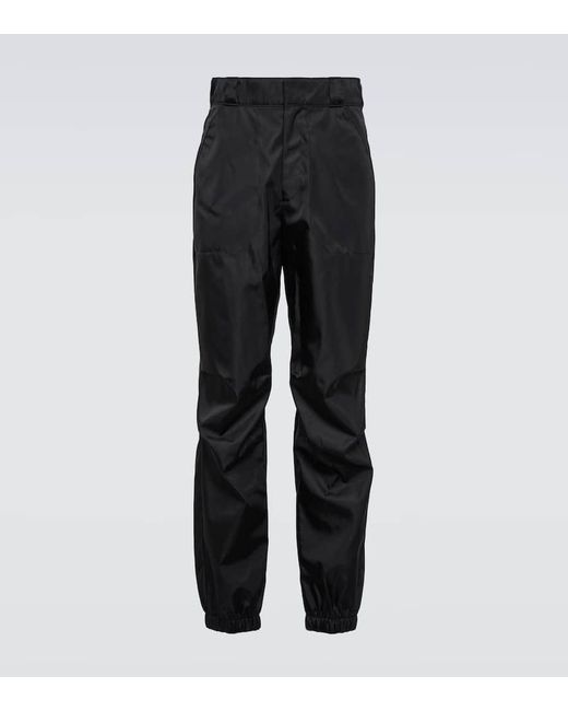 Pantalon Barrel En Re-Nylon Prada pour homme en coloris Black
