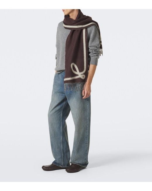 Sciarpa di Loewe in Brown da Uomo