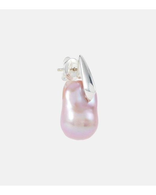 Bottega Veneta Pink Pearl Earrings