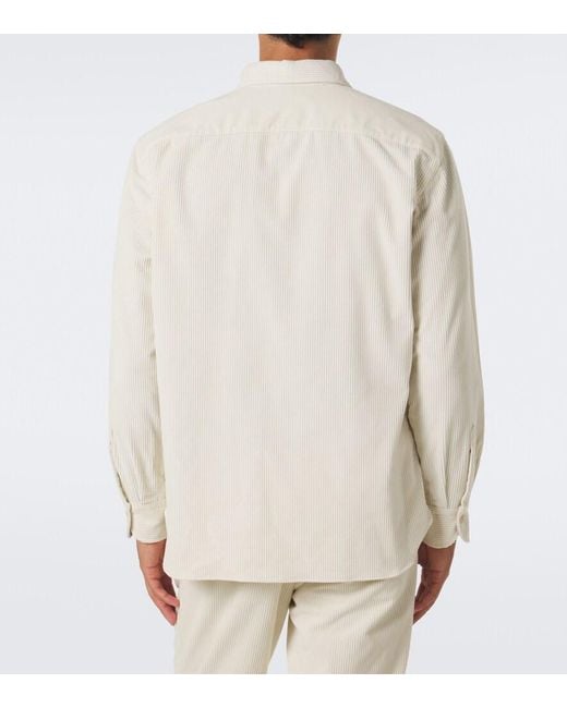 Rubinacci Natural Cotton Corduroy Jacket for men