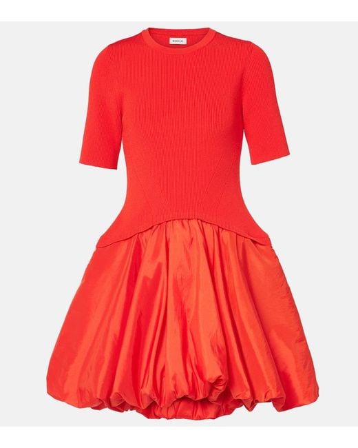 Jonathan Simkhai Red Kenny Minidress