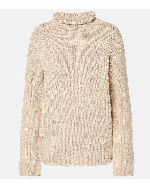 The Row Natural Jyoko Cotton Sweater