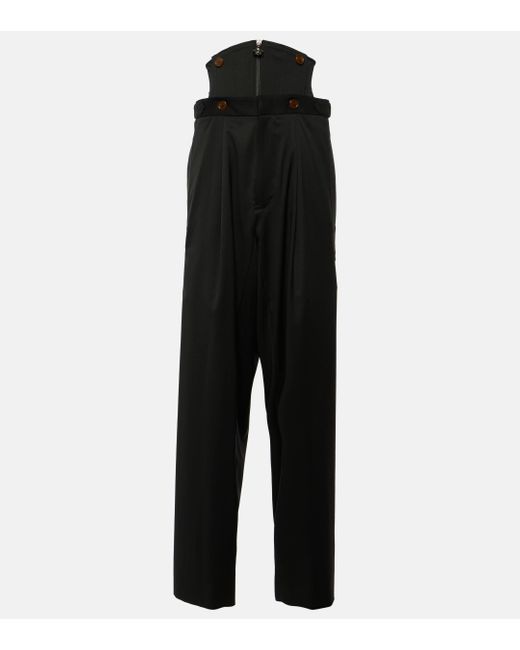 Pantalon fusele Corset en laine Vivienne Westwood en coloris Black