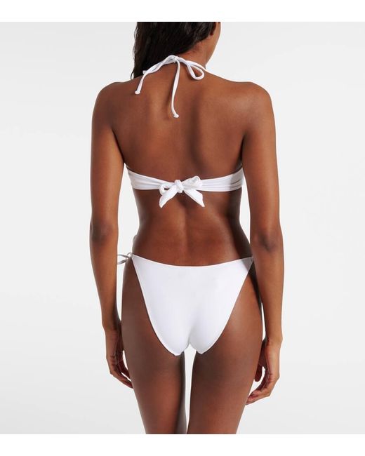 Melissa Odabash White Bikini-Oberteil Canary
