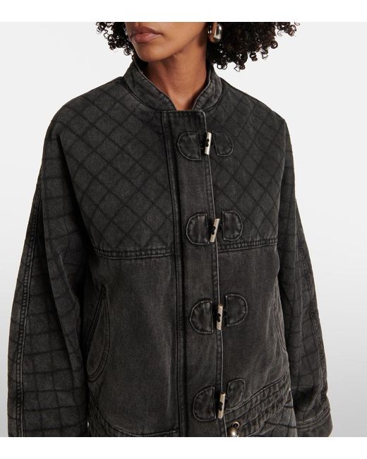 Isabel Marant Black Denim Jacket Celiany