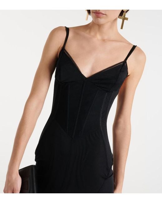 Dolce & Gabbana Black Long Dress