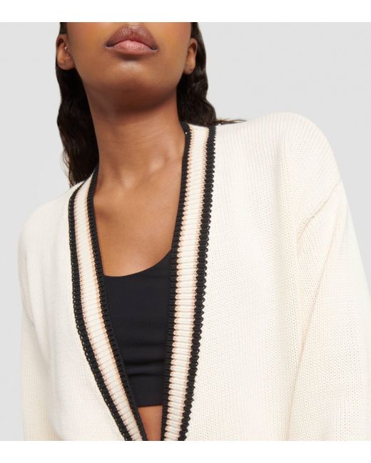The Upside Natural Piper Cotton Cardigan