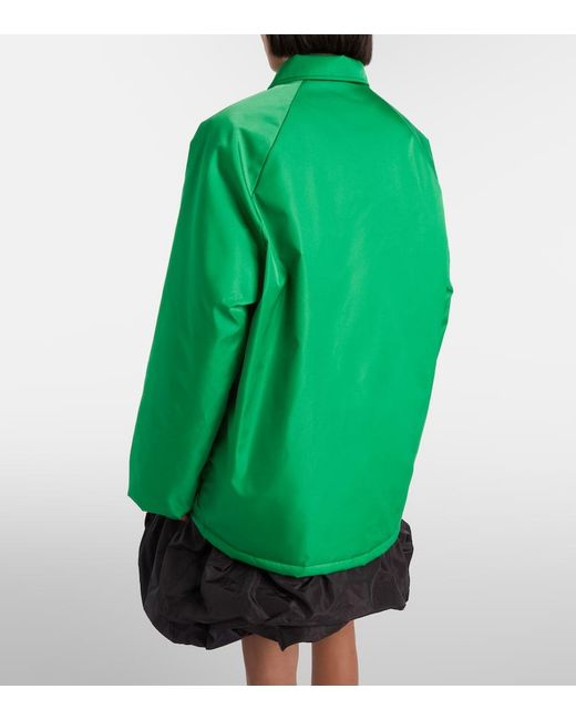 Prada Green Re-Nylon Oversized Blouson Jacket
