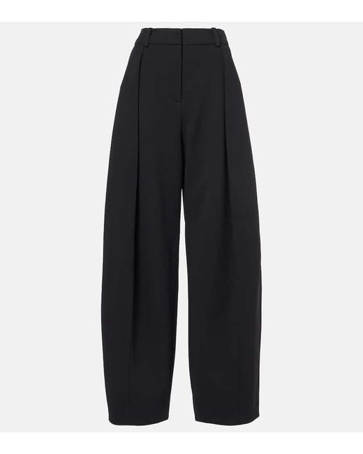 Pantaloni A Gamba Larga Paseo A Pieghe di Jacquemus in Blue