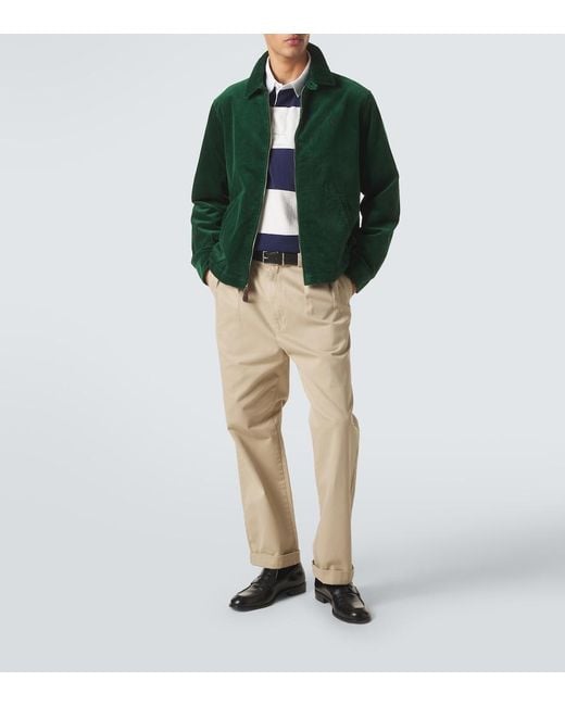 Polo Ralph Lauren Green Cotton Corduroy Jacket for men