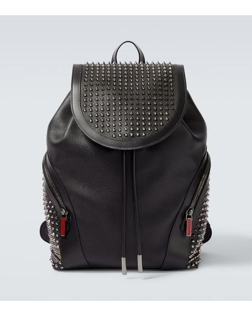 Christian Louboutin Verzierter Rucksack Funky Aus Leder in Black für Herren