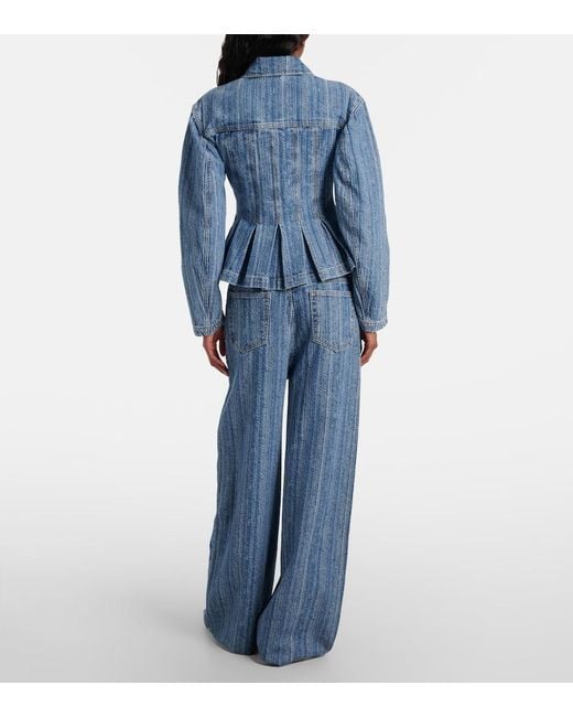 Ganni Blue Denim Jacket