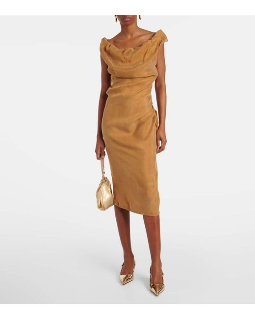 Pumps Slingback Amel 50 di Jimmy Choo in Natural