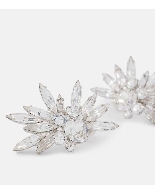 Jennifer Behr Metallic Shanti Crystal-Embellished Earrings